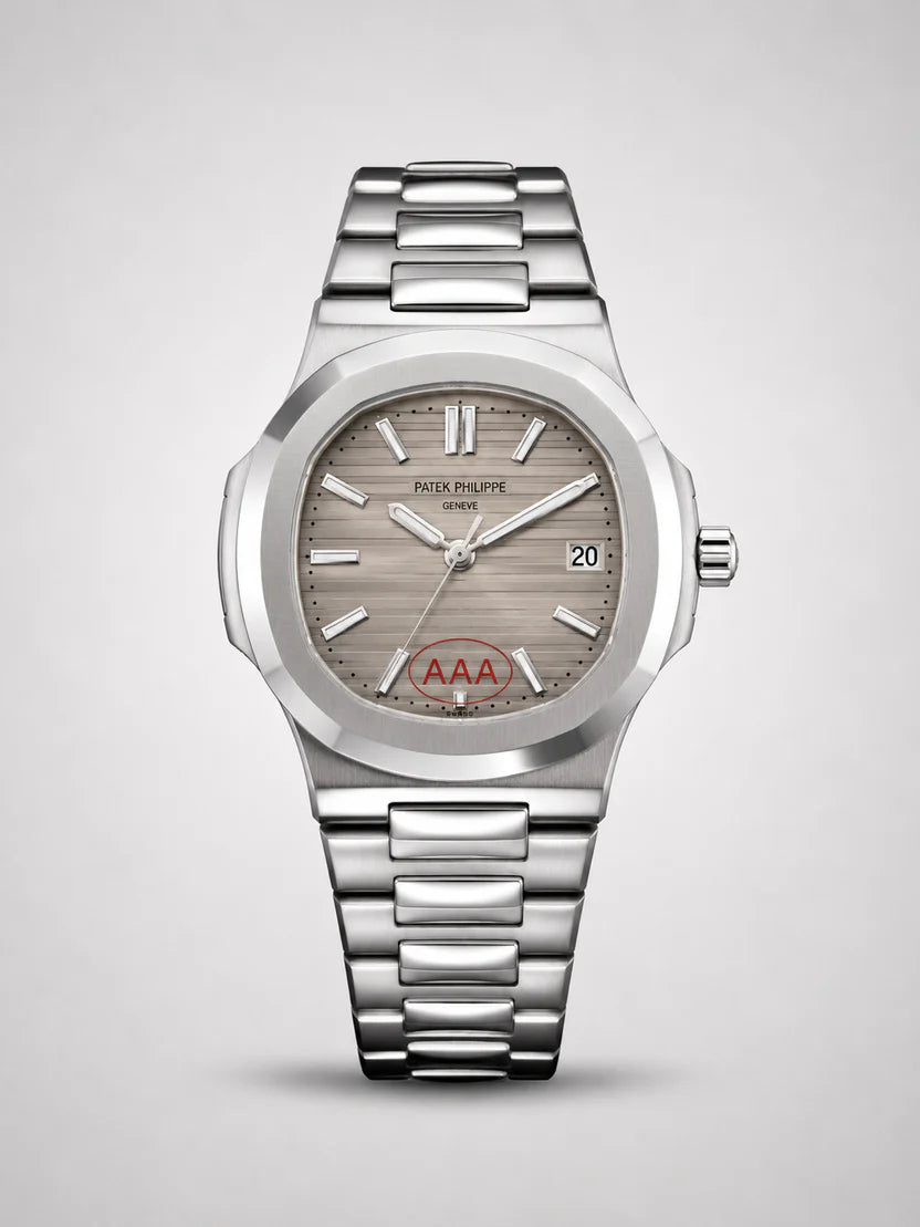 Velnora Classic Silver Black Dial Watch