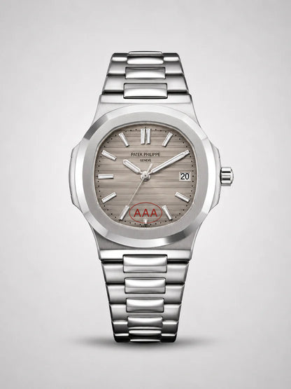 Velnora Classic Silver Black Dial Watch