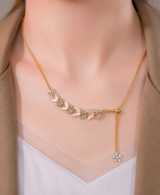 Elegant Floral Vine Necklace